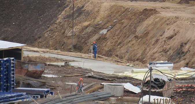 ЖК Полярная 25, корпус 1.1 - работа по обустройству котлована,  вид с Полярной улицы, фото 5 Квартирный контроль