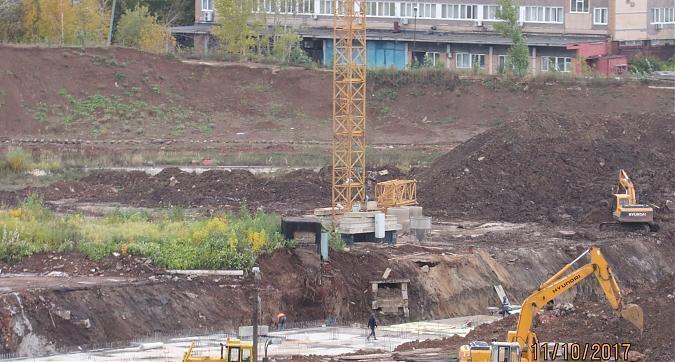 ЖК Полярная 25, корпус 1.1 - работа по обустройству котлована,  вид с Полярной улицы, фото 7 Квартирный контроль