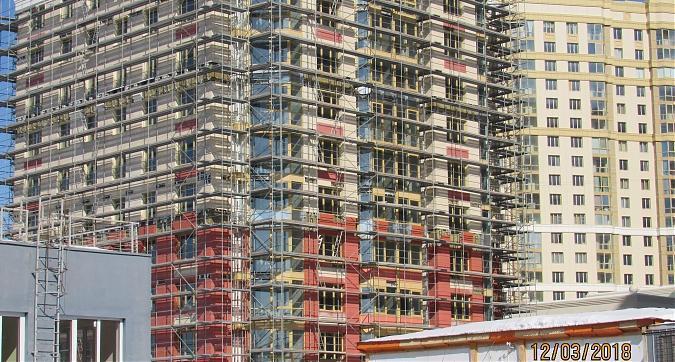 ЖК Мосфильмовский, 13-й корпус - фасадные работы, вид с Мосфильмовской улицы, фото 6 Квартирный контроль