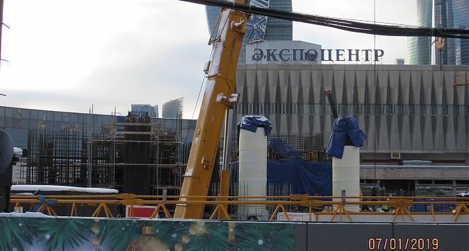 ЖК Capital Towers (Капитал Тауэрс), фундаментные работы, вид с Краснопресненской набережной, фото - 7 Квартирный контроль