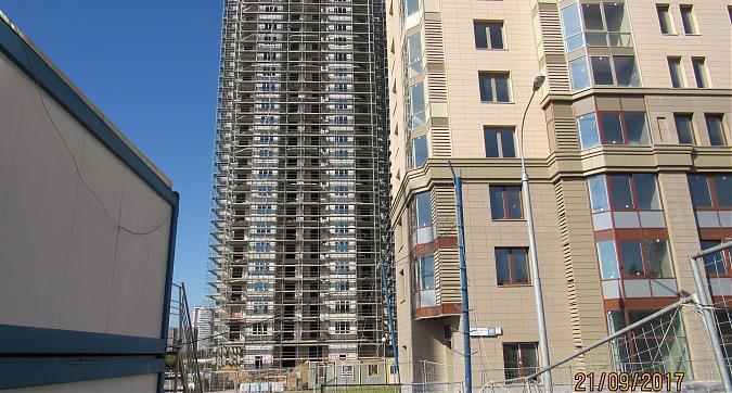 ЖК Мосфильмовский - вид на строительство 13-го корпуса с Мосфильмовской улицы, фото 6 Квартирный контроль