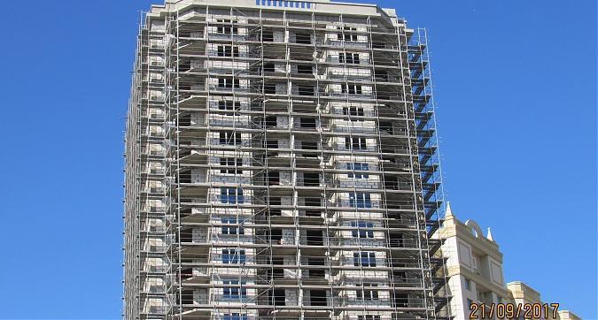 ЖК Мосфильмовский - вид на строительство 13-го корпуса с Мосфильмовской улицы, фото 4 Квартирный контроль