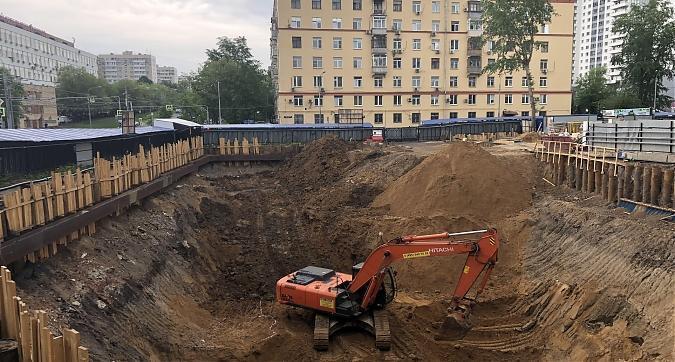 ЖК Атлас-дом. Лидер в Садовниках, котлованные работы - вид с Нагатинской улицы, фото 4 Квартирный контроль