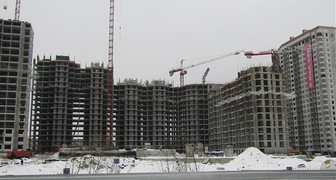 UP квартал Сколковский - вид на корпус 9 и 12 со стороны улицы Чистяковой Квартирный контроль