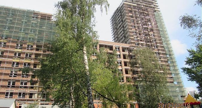 ЖК CITY PARK (Сити парк), корпус 5, монолитные работы - вид с 1-го Красногвардейского проезда, фото 4 Квартирный контроль