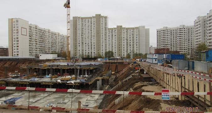 ЖК Новочеремушкинская, 17, 3-й корпус - работы по обустройству котлована, вид с Новочеремушкинской улицы, фото 1 Квартирный контроль