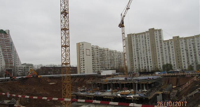 ЖК Новочеремушкинская, 17, 3-й корпус - работы по обустройству котлована, вид с Новочеремушкинской улицы, фото 2 Квартирный контроль