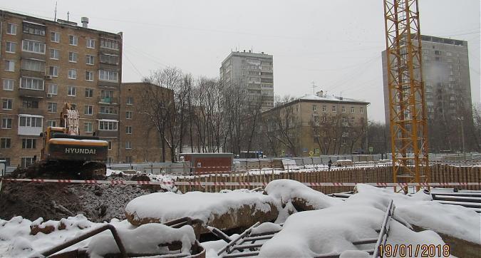 ЖК Васнецов Дом. Лидер на Масловке, котлованные работы - вид с улицы Мишина, фото 6 Квартирный контроль