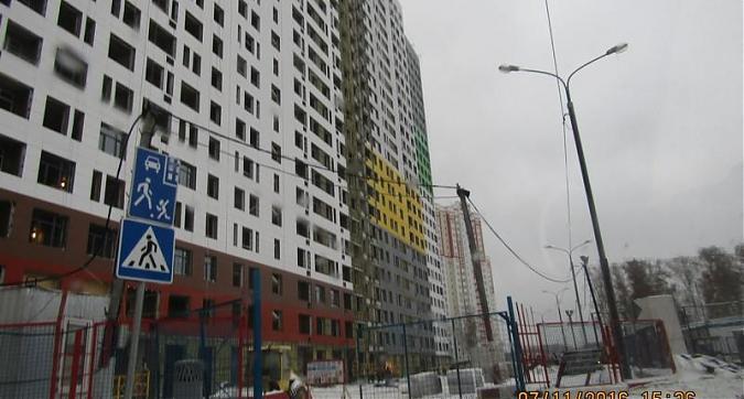ЖК Левобережный - 15-й корпус - вид со стороны Совхозной улицы Квартирный контроль