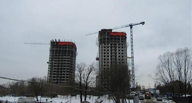 ЖК Левобережный - корпуса 14.1 и 14.2 - вид со стороны Совхозной улицы Квартирный контроль
