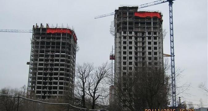 ЖК Левобережный - корпуса 14.1 и 14.2 - вид со стороны Совхозной улицы Квартирный контроль