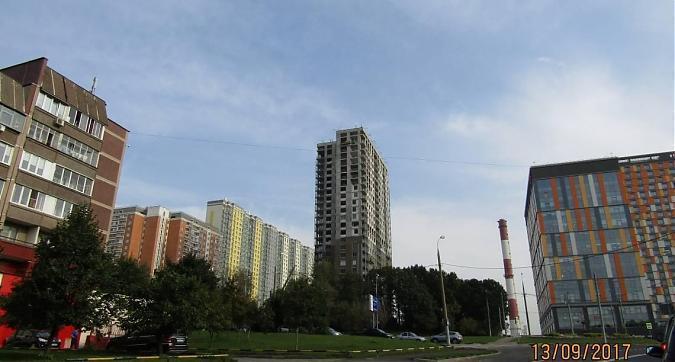 ЖК Life-Митинская Ecopark - вид на строящийся корпус 3 со стороны улицы Барышиха Квартирный контроль