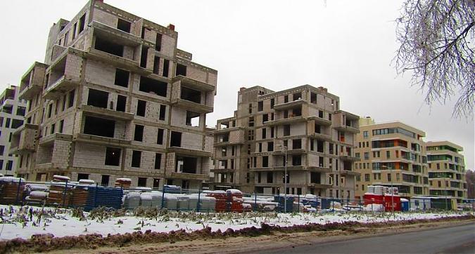 ЖК Загородный квартал - корпуса 6, 5, 4 и 3 - вид со стороны Олимпийской улицы Квартирный контроль