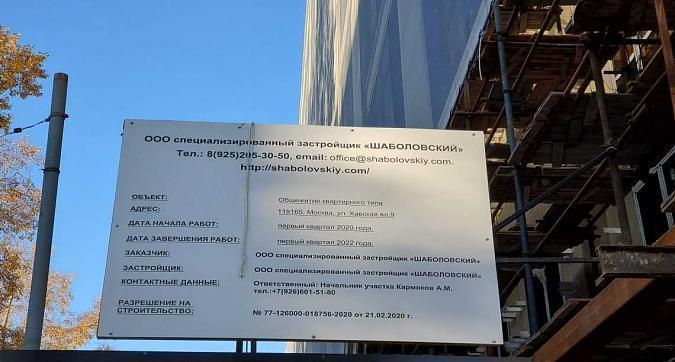 ЖК Residence Hall Шаболовский Квартирный контроль