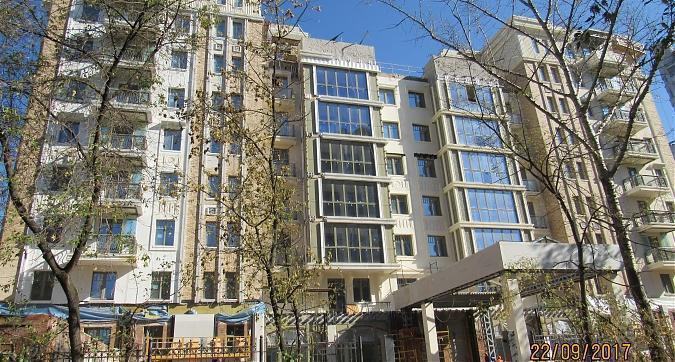 ЖК Клубный дом Аристократ (Вересаева 11), отделочные работы - вид на комплекс с улицы Вересаева, фото 3 Квартирный контроль