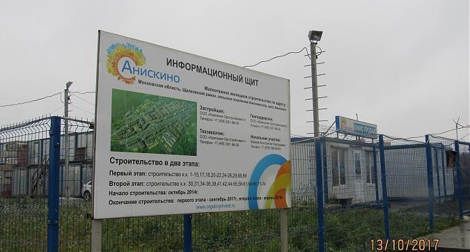 ЖК Анискино - информационный щит Квартирный контроль
