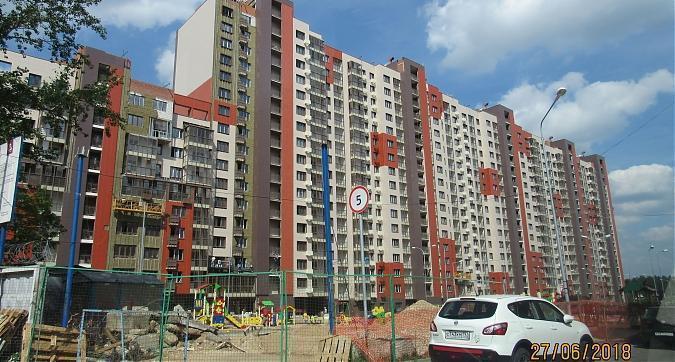 ЖК Новогиреевский - фасадные работы, вид с улицы Строителей, фото 1 Квартирный контроль
