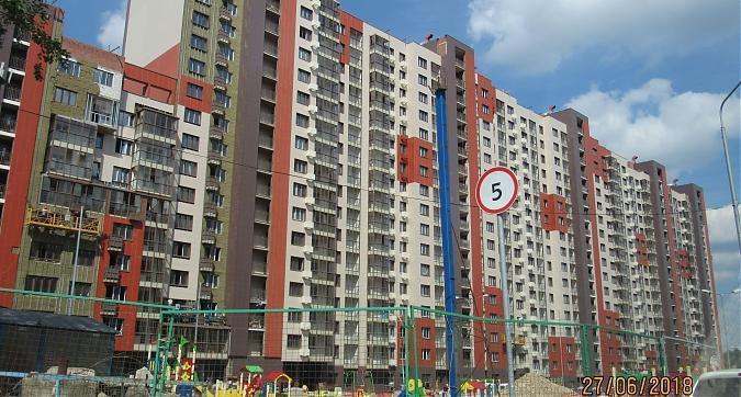 ЖК Новогиреевский - фасадные работы, вид с улицы Строителей, фото 2 Квартирный контроль