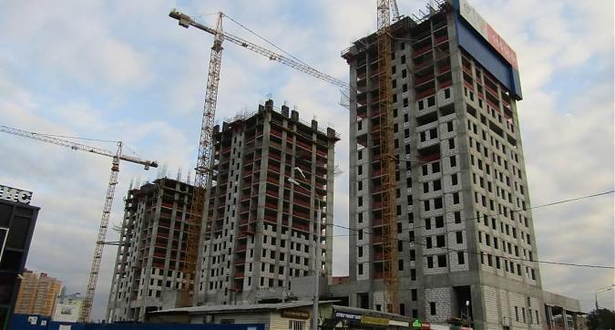 ЖК Тетрис - вид на строящийся жилой комплекс со стороны Железнодорожного переулка Квартирный контроль