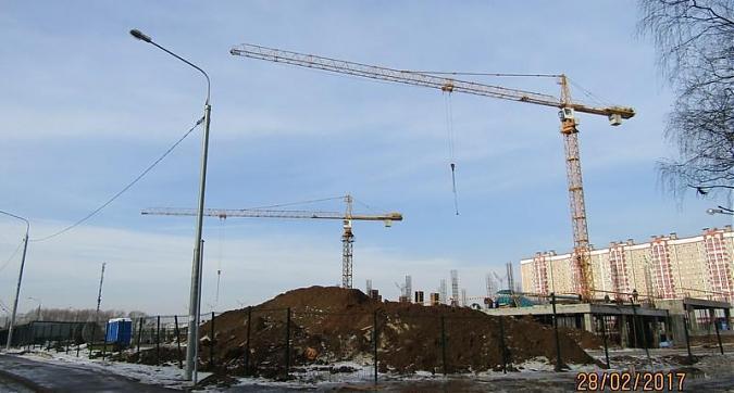 ЖК Левобережный - вид на строящуюся парковку с северной стороны Квартирный контроль