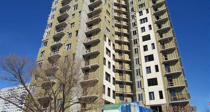 ЖК Дом в Олимпийской деревне, фасадные работы - вид с проезда Олимпийской деревни, фото 1 Квартирный контроль