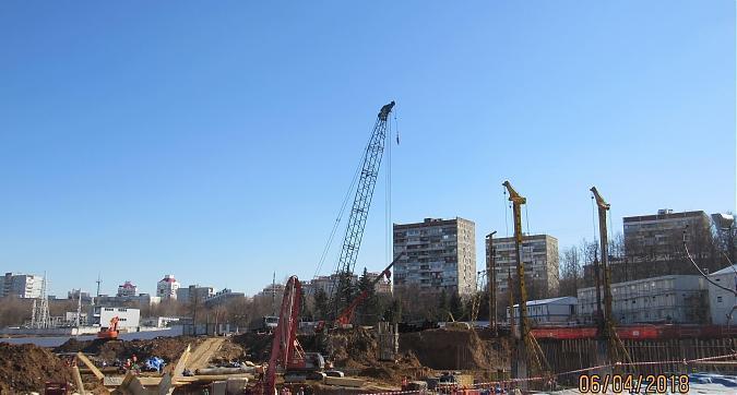 ЖК Небо (Мичуринский проспект, 56), котлованные работы - вид со стороны Мичуринского проспекта, фото 2 Квартирный контроль