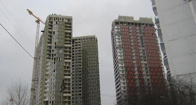 ЖК Ленинградский - вид на корпуса 1, 2  со стороны двора Квартирный контроль