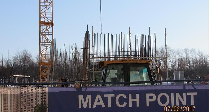 Вид с улицы Василисы Кожиной на МФК Match Point (Матч Поинт) Квартирный контроль