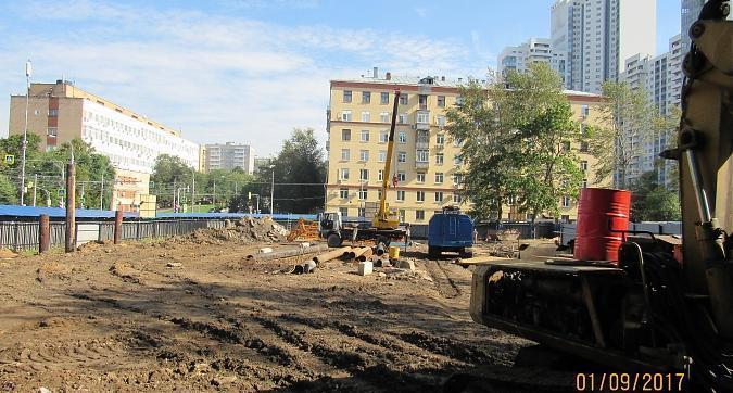 ЖК Атлас-дом. Лидер в Садовниках, подготовка к котлованным работам - вид с Нагатинской улицы, фото 1 Квартирный контроль