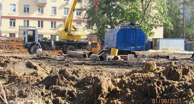 ЖК Атлас-дом. Лидер в Садовниках, подготовка к котлованным работам - вид с Нагатинской улицы, фото 4 Квартирный контроль