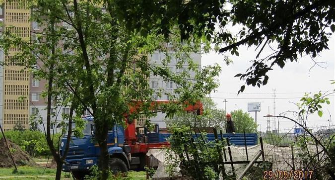 ЖК Отрадный - вид на строительную площадку со стороны Ярославского шоссе Квартирный контроль