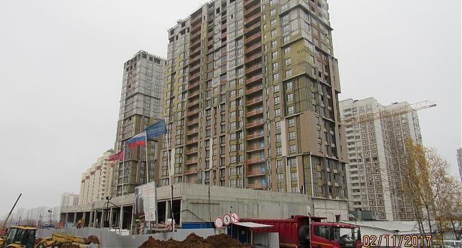 ЖК Пикассо - фасадные работы, вид с Мичуринского проспекта, фото 1 Квартирный контроль