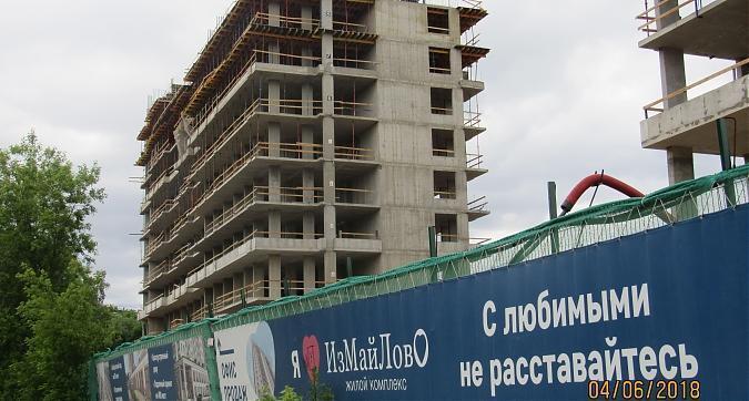 ЖК ИзМайЛовО - монолитные работы, вид с Верхней Первомайской улицы, фото 2 Квартирный контроль