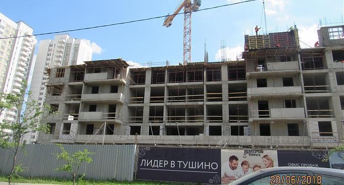 ЖК Лидер в Тушино (Лидер на Райниса), монолитные работы - вид с бульвара Яна Райниса, фото 7 Квартирный контроль