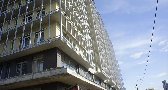 ЖК Янтарь-Apartments, вид с Левобережной ул., фото 2 Квартирный контроль