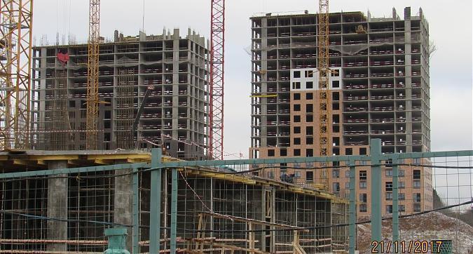 ЖК Столичные поляны, 3-й корпус, монолитные работы, вид с улицы Поляны, фото 2 Квартирный контроль