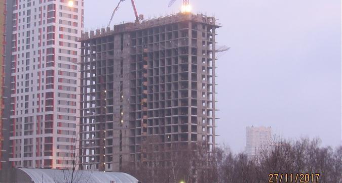 ЖК Оранж парк, 4-й корпус, вид с улицы Строителей Квартирный контроль