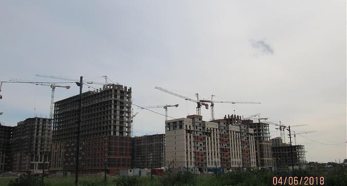 ЖК Пригород лесное, 2-й этап строительства - монолитные работы, вид с восточной стороны, фото 1 Квартирный контроль