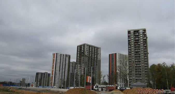 ЖК Одинцово - 1 - вид на строящийся жилой комплекс со стороны улицы Ракетчиков Квартирный контроль