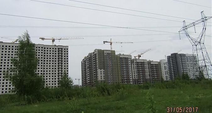 ЖК Жемчужина Зеленограда - вид на строящиеся корпуса 1, 2 и 3 с западной стороны Квартирный контроль