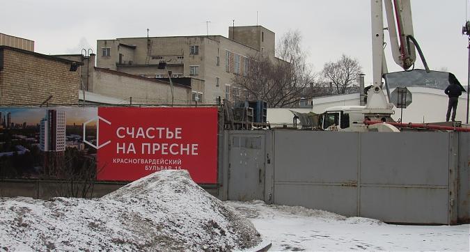 ЖК Счастье на Пресне (Лидер на Пресне), фундаментные работы, вид с улицы Красногвардейский б-р, фото -3 Квартирный контроль