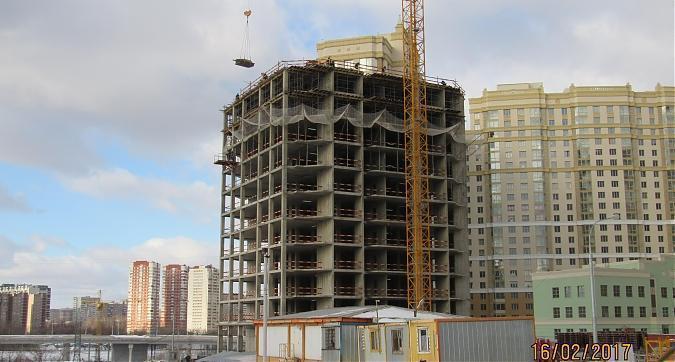ЖК Мосфильмовский вид на строительство 13-го корпуса с Мосфильмовской улицы Квартирный контроль