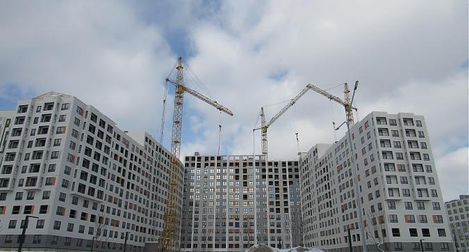 ЖК Люберецкий, 3-й корпус, монтажные работы, вид с северной стороны Квартирный контроль
