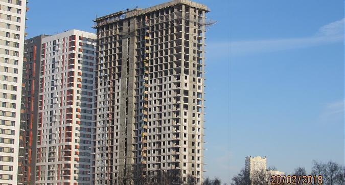 ЖК Оранж парк, 4-й корпус, вид с улицы Строителей, фото 1 Квартирный контроль