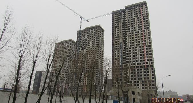 ЖК Маяковский, фасадные работы - вид с Головинского шоссе, фото 1 Квартирный контроль
