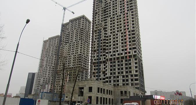 ЖК Маяковский, фасадные работы - вид с Головинского шоссе, фото 4 Квартирный контроль
