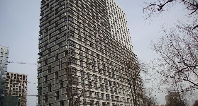 ЖК LIFE-Кутузовский (Лайф Кутузовский), корпус 1, фасадные работы, вид с ул. Багрицкого, фото -3 Квартирный контроль