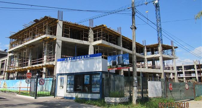 ЖК Звезда Томилино, монолитные работы - вид с улицы Гаршина, фото 1 Квартирный контроль