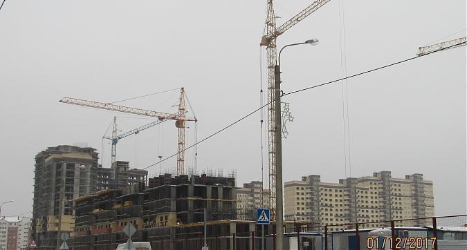 ЖК Лукино-Варино, корпус 48-8 - монолитные работы, вид с улицы Строителей, фото 3 Квартирный контроль