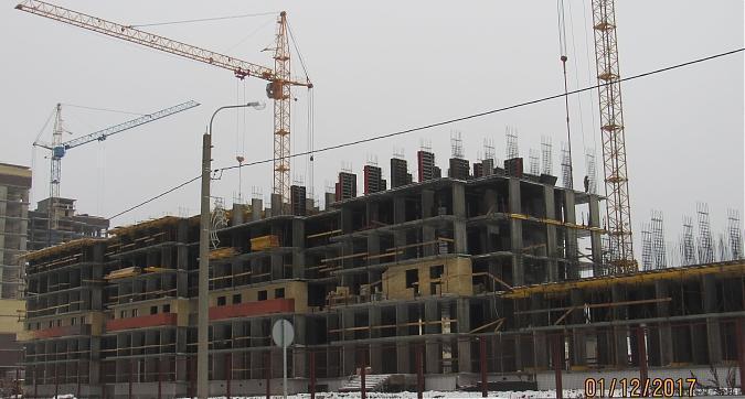 ЖК Лукино-Варино, корпус 48-8 - монолитные работы, вид с улицы Строителей, фото 6 Квартирный контроль